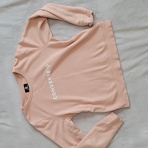 Converse sweatshirt pink white XL